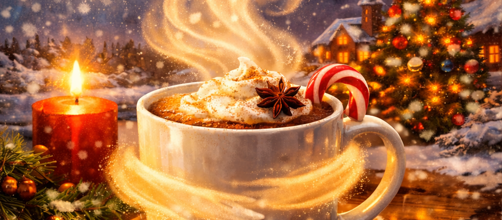 «El café que abraza la noche de Navidad»