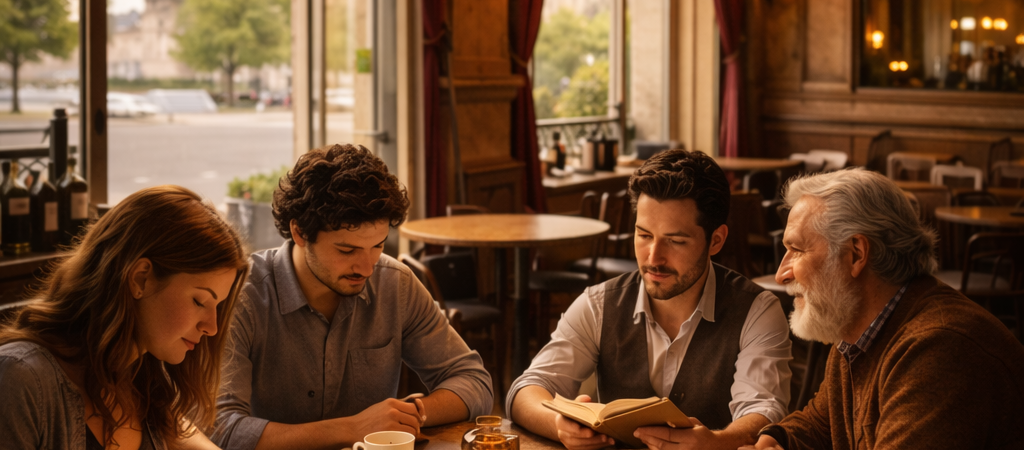 «Cafeterías como terceros espacios y creatividad»