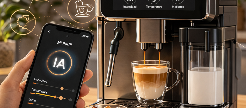 «Cafeteras con IA: el futuro del café en casa»