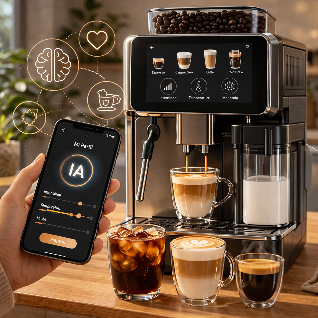 «Cafeteras con IA: el futuro del café en casa»