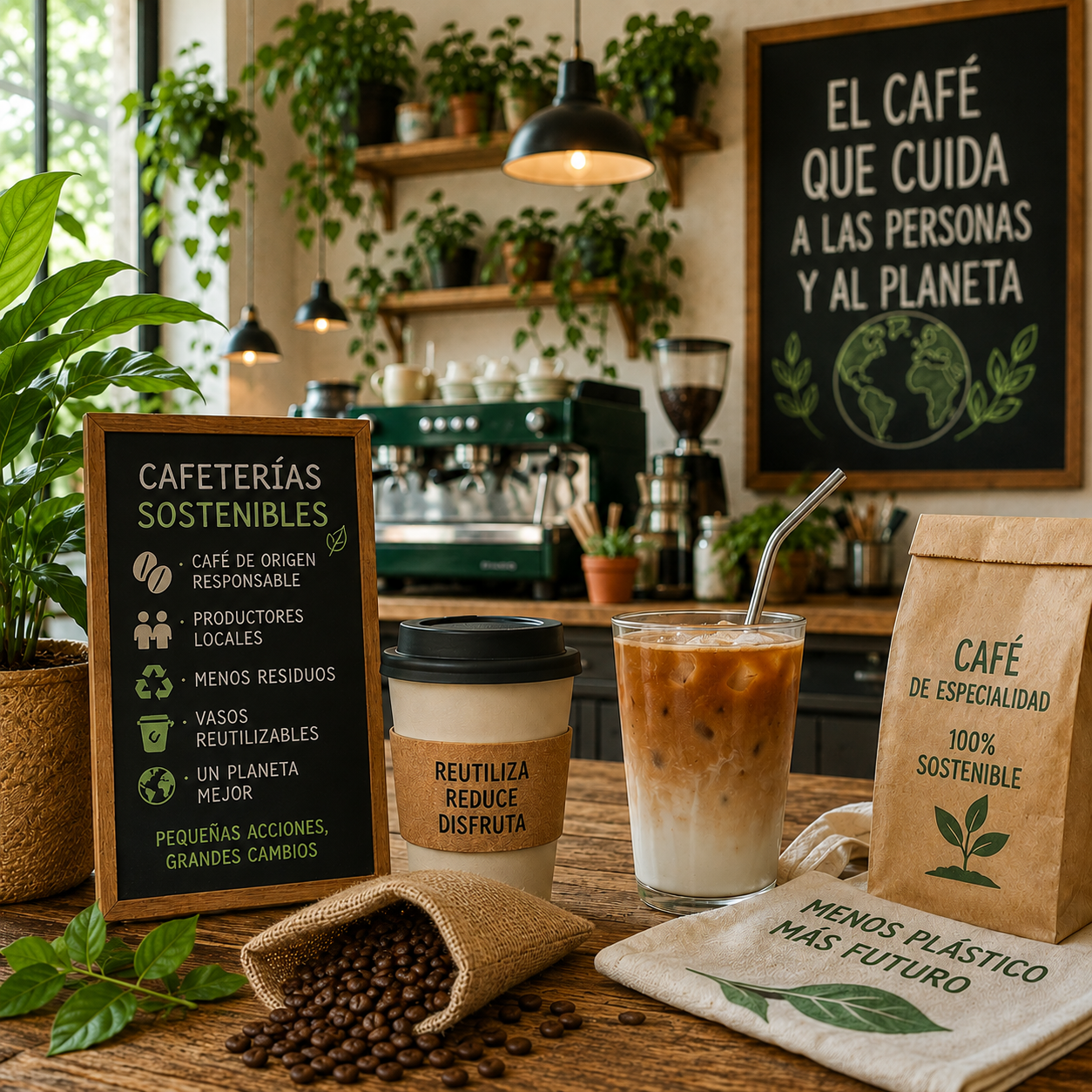 «Cafeterías sostenibles: el nuevo ritual del café»